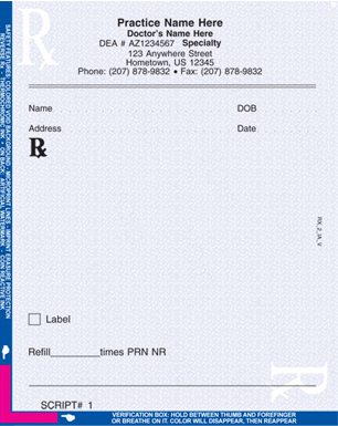 printable prescription pads